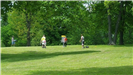 Group of Disc Golf Players at Litz Park
