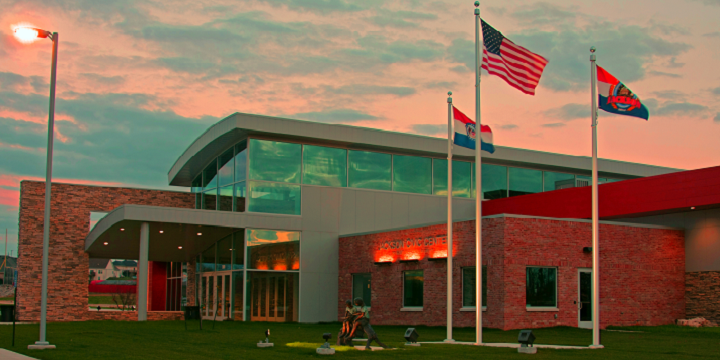 Civic Center at Dusk